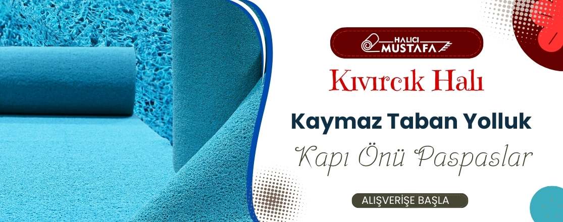 Kıvırcık Halı Kaymaz Taban